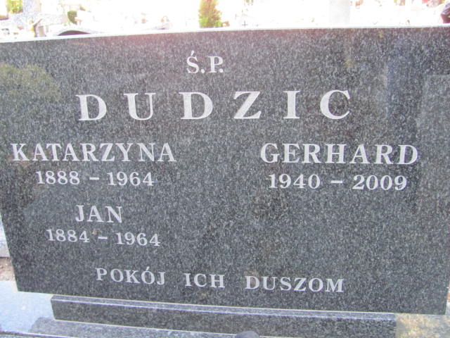 Janina Dudzic 1940 Kąty Wrocławskie - Grobonet - Wyszukiwarka osób pochowanych