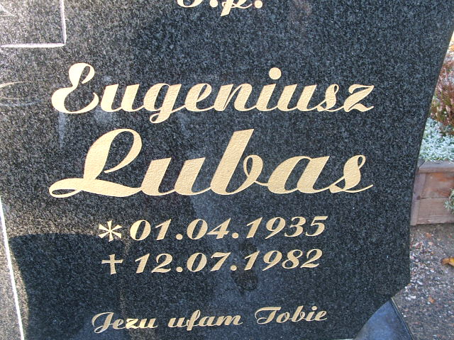 Eugeniusz Lubas 1935 Kąty Wrocławskie - Grobonet - Wyszukiwarka osób pochowanych