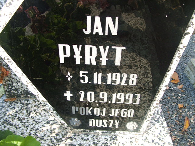 Jan Pyryt 1928 Kąty Wrocławskie - Grobonet - Wyszukiwarka osób pochowanych