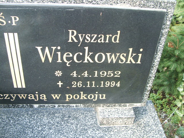Stanisław Więckowski 1926 Kąty Wrocławskie - Grobonet - Wyszukiwarka osób pochowanych