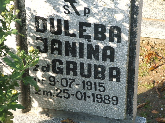 Andrzej Dulęba  1951 Kąty Wrocławskie - Grobonet - Wyszukiwarka osób pochowanych