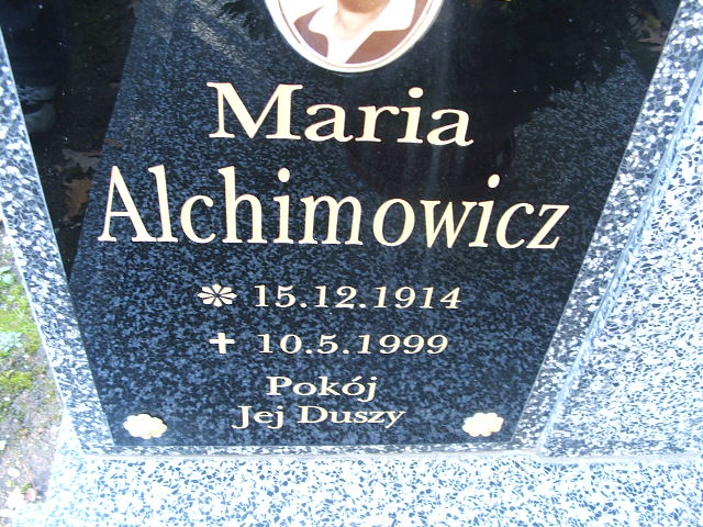 Maria Alchimowicz 1914 Kąty Wrocławskie - Grobonet - Wyszukiwarka osób pochowanych