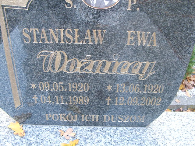 Zbigniew Woźnicki 1949 Kąty Wrocławskie - Grobonet - Wyszukiwarka osób pochowanych