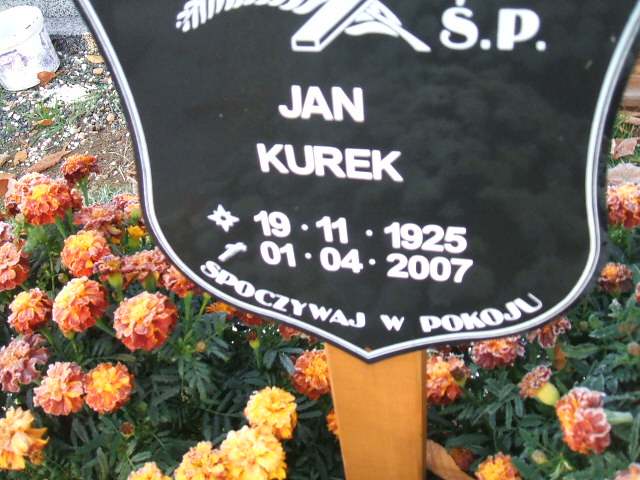 Jan Kurek 1925 Kąty Wrocławskie - Grobonet - Wyszukiwarka osób pochowanych
