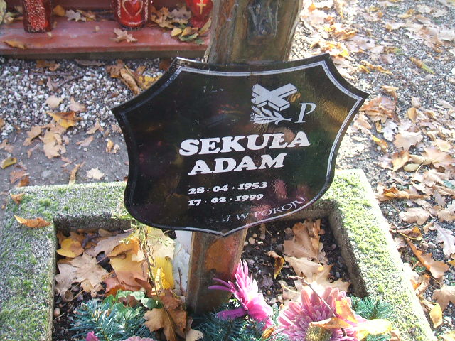 Adam Sekuła 1953 Kąty Wrocławskie - Grobonet - Wyszukiwarka osób pochowanych