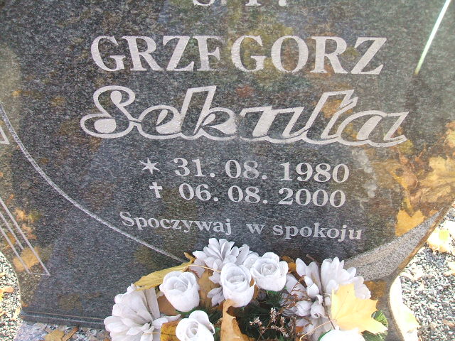Grzegorz Sekuła 1980 Kąty Wrocławskie - Grobonet - Wyszukiwarka osób pochowanych