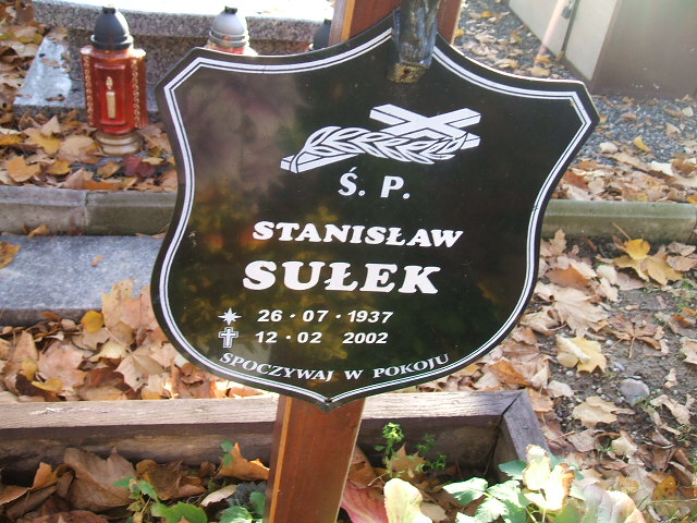 Grób Stanisław Sułek