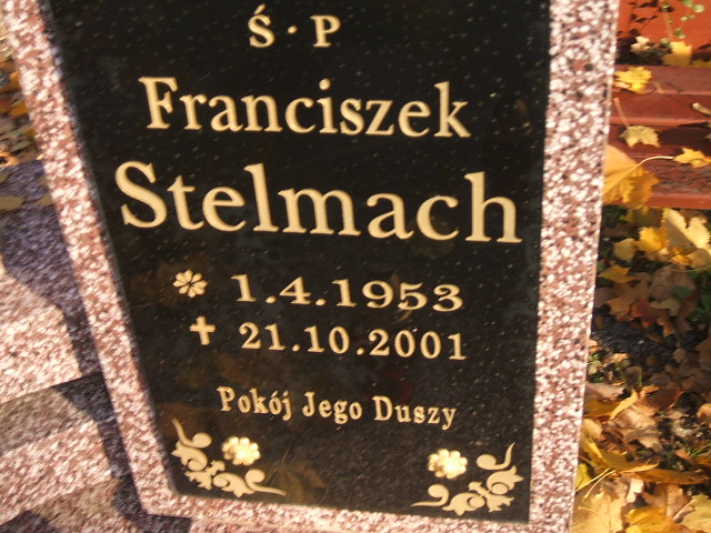 Franciszek Stelmach 1953 Kąty Wrocławskie - Grobonet - Wyszukiwarka osób pochowanych