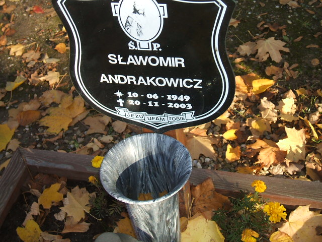 Grób Sławomir Andrakowicz