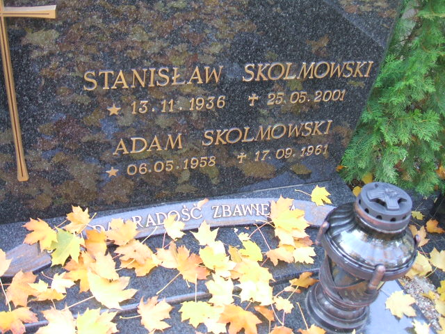 Adam Skolmowski 1958 Kąty Wrocławskie - Grobonet - Wyszukiwarka osób pochowanych