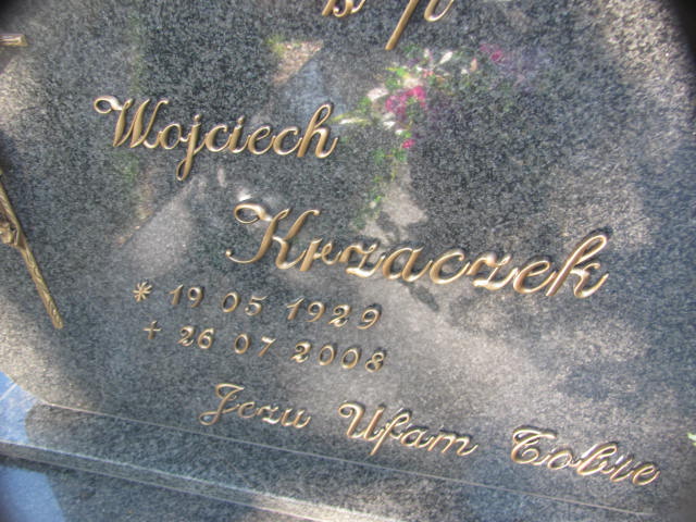 Grób Wojciech Krzaczek