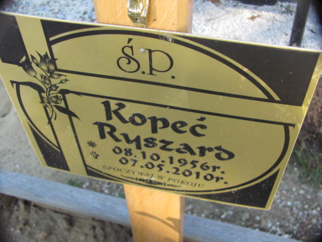 Ryszard Kopeć 1956 Kąty Wrocławskie - Grobonet - Wyszukiwarka osób pochowanych
