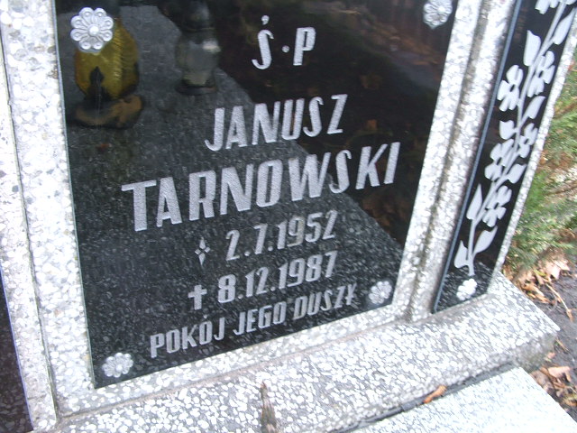 Janusz Tarnowski 1952 Kąty Wrocławskie - Grobonet - Wyszukiwarka osób pochowanych