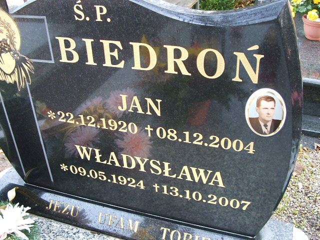 Jan Biedroń 1920 Kąty Wrocławskie - Grobonet - Wyszukiwarka osób pochowanych