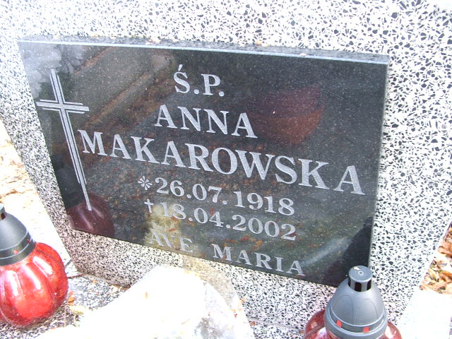 Grób Anna Makarowska