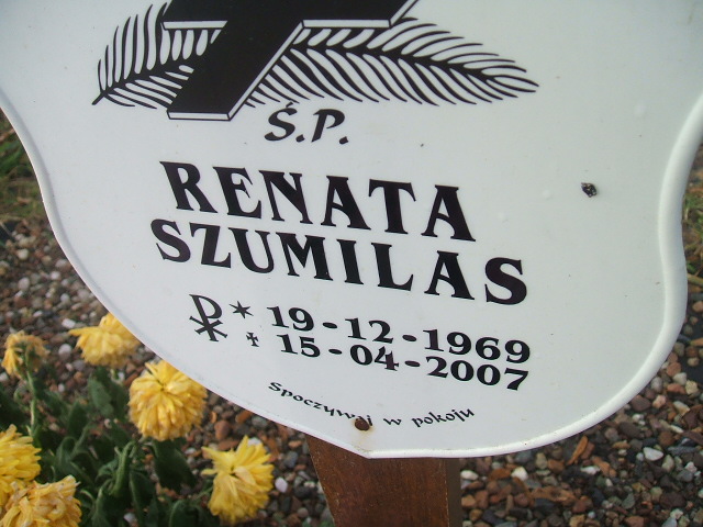 Renata Ewa Szumilas 1969 Kąty Wrocławskie - Grobonet - Wyszukiwarka osób pochowanych
