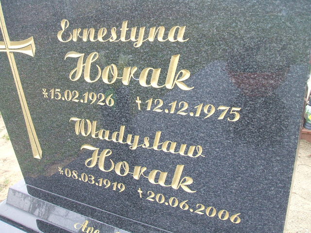 Ernestyna Anna Horak 1926 Kąty Wrocławskie - Grobonet - Wyszukiwarka osób pochowanych