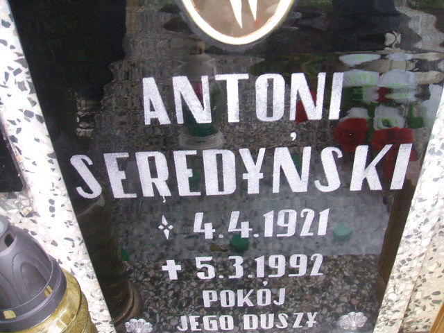 Antoni Seredyński 1921 Kąty Wrocławskie - Grobonet - Wyszukiwarka osób pochowanych
