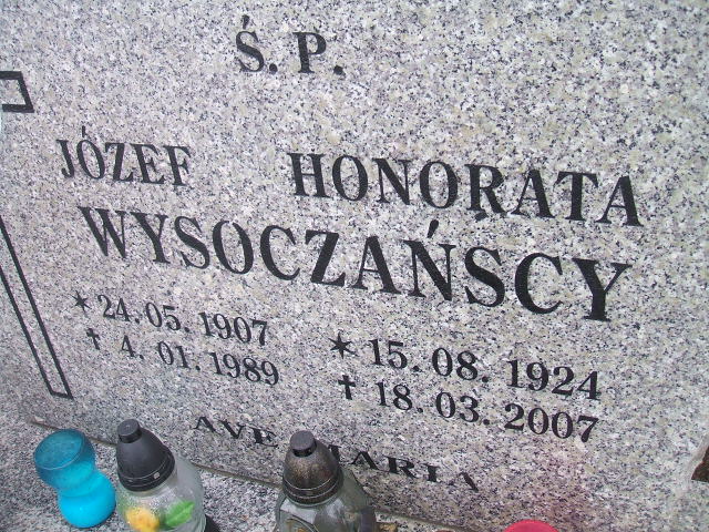 Józef Wysoczański 1907 Kąty Wrocławskie - Grobonet - Wyszukiwarka osób pochowanych